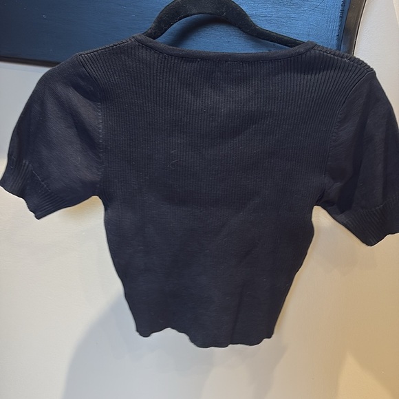 Honey Rhinestone lace up crop top - Picture 4 of 4